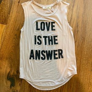 Love is the answer tank